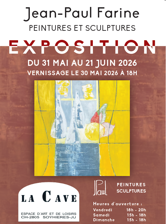 Affiche expo Jean-Paul Farine